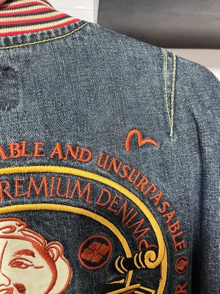 Chaqueta vaquera Evisu Genes vintage Talla M