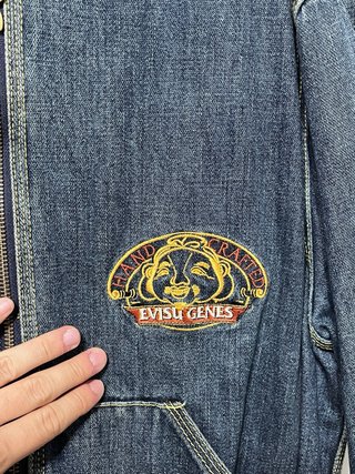 Chaqueta vaquera Evisu Genes vintage Talla M