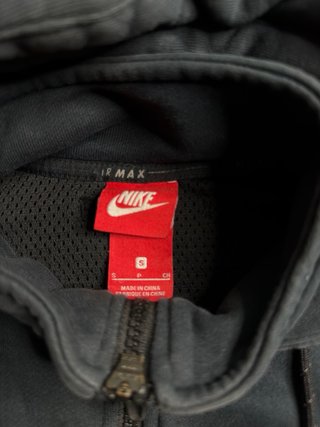 Sudadera Nike Air Max capucha Negra Talla S