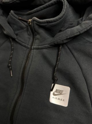 Sudadera Nike Air Max capucha Negra Talla S