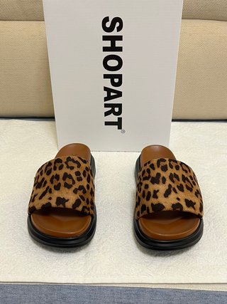 Ciabatte Shop Art leopardate Tg 36