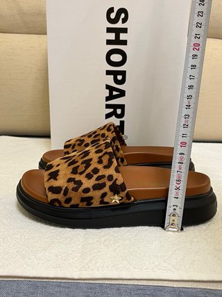 Ciabatte Shop Art leopardate Tg 36