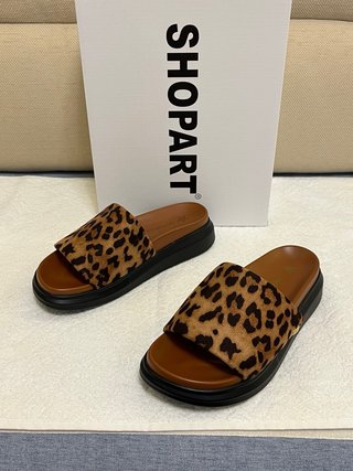 Ciabatte Shop Art leopardate Tg 36