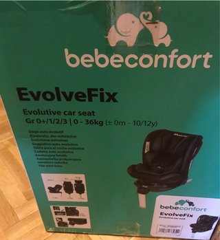 Silla coche Bebeconfort EvolveFix 0-36kg giratoria