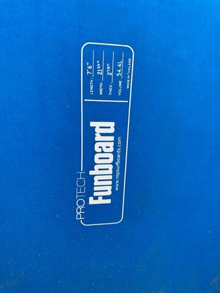 Tabla Surf Funboard NSP 7'6 54L, perfecto estado