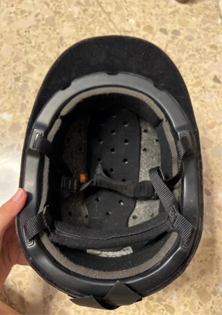 Casco de equitación negro