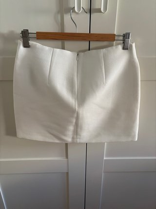 Falda Zara Talla S Blanca