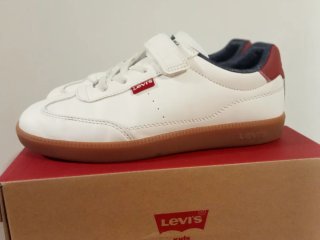 Sapatilhas Levi's Rapaz Branco e Vermelho