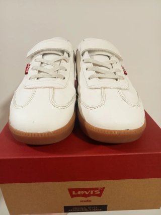 Sapatilhas Levi's Rapaz Branco e Vermelho