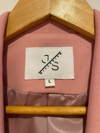 Blazer rosa forrada talla L