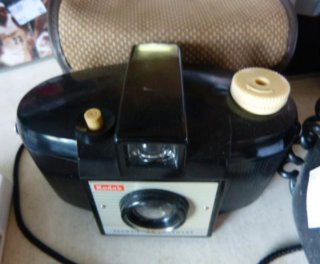 Cámara Kodak Vintage Negra.