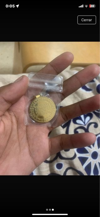 Amuleto Suerte Chapado Oro 18k