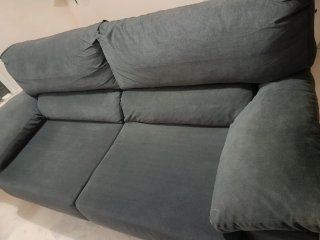 Sofá de 2 plazas gris