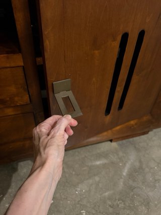 Mueble de madera para salón