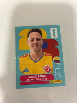Cromo Mundial Panini  Santiago Arias  Colombia