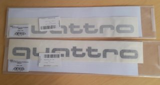 Pegatinas Audi Quattro Originales