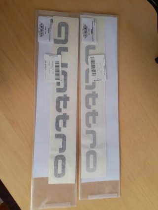 Pegatinas Audi Quattro Originales
