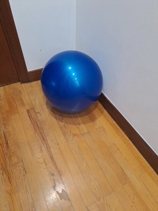 Pelota de Pilates Azul.