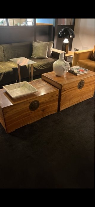Baúles de madera rústicos