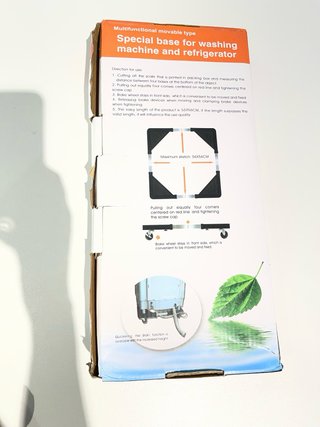 Base móvil ajustable para lavadora/frigorífico
