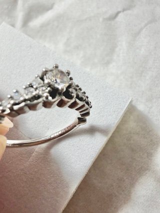 Anillo Pandora Tiara Cuento Hadas Talla 52