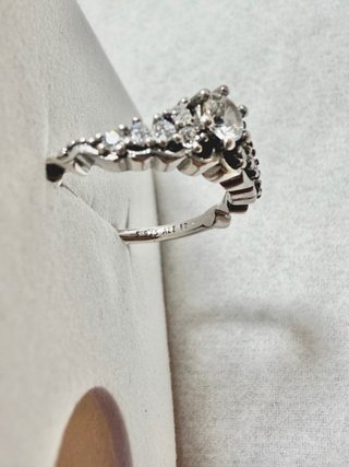 Anillo Pandora Tiara Cuento Hadas Talla 52