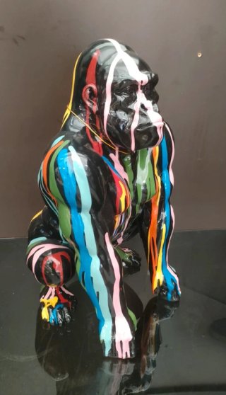 Statua Gorilla Pop Art Resina 55x2