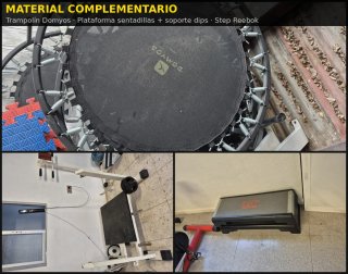 EQUIPAMIENTO GIMNASIO COMPLETO