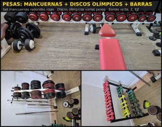 EQUIPAMIENTO GIMNASIO COMPLETO