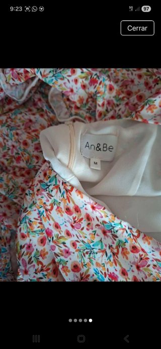 Vestido An&be floral talla única