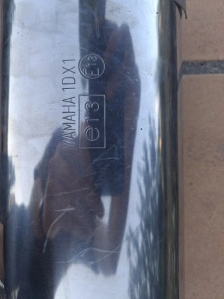 Tubo escape y codo con sonda homologado Yamaha WR
