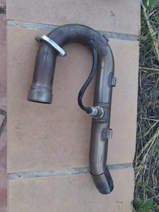 Tubo escape y codo con sonda homologado Yamaha WR