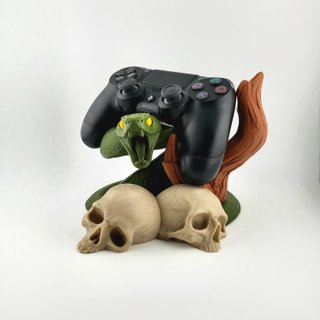 Soporte Mando PS4 Serpiente Calavera Stand