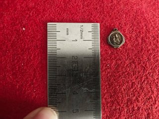 Micro medalla antigua Basilique de Beaupré