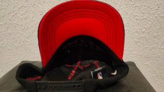 Gorra Chicago Bulls Snapback Negra y Roja
