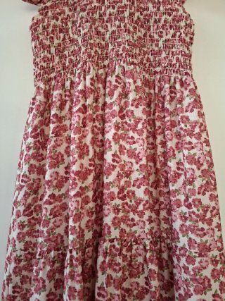 Vestido largo estampado floral