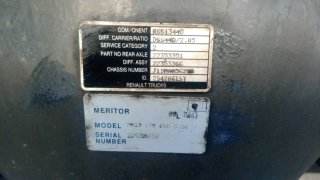Grupo Diferencial Meritor / Renault/volvo Truck