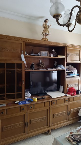 Mueble de salón madera para restaurar