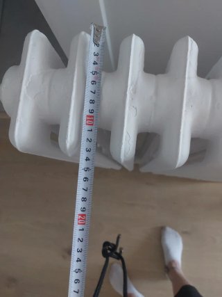 Radiador de hierro blanco
