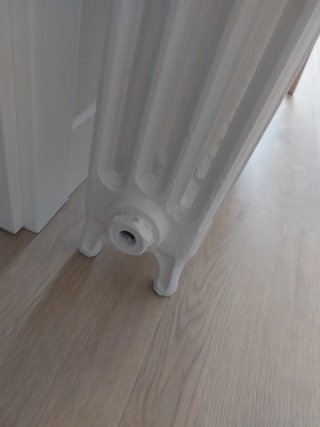 Radiador de hierro blanco