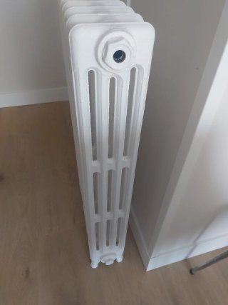 Radiador de hierro blanco