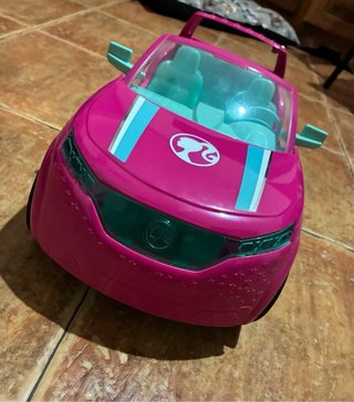 Coche Barbie Teledirigido Rosa