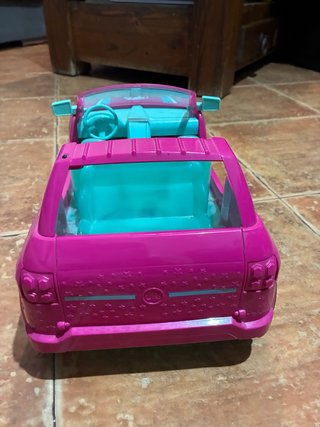 Coche Barbie Teledirigido Rosa