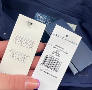 Vestido Polo Ralph Lauren Azul XXS - Nuevo