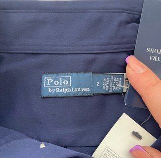 Vestido Polo Ralph Lauren Azul XXS - Nuevo