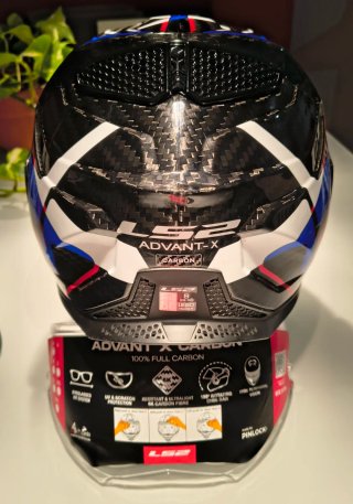 Casco moto modular LS2 Carbono Advant X ff901.