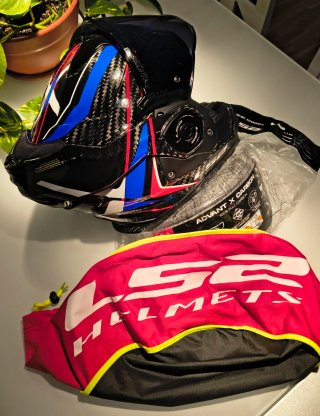 Casco moto modular LS2 Carbono Advant X ff901.