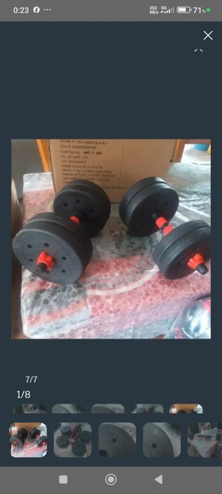 Mancuernas 30 kg ajustables