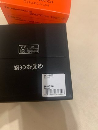 Omega x Swatch Moonswatch Negro Naranja