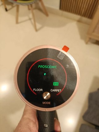 Aspiradora sin cable dorada